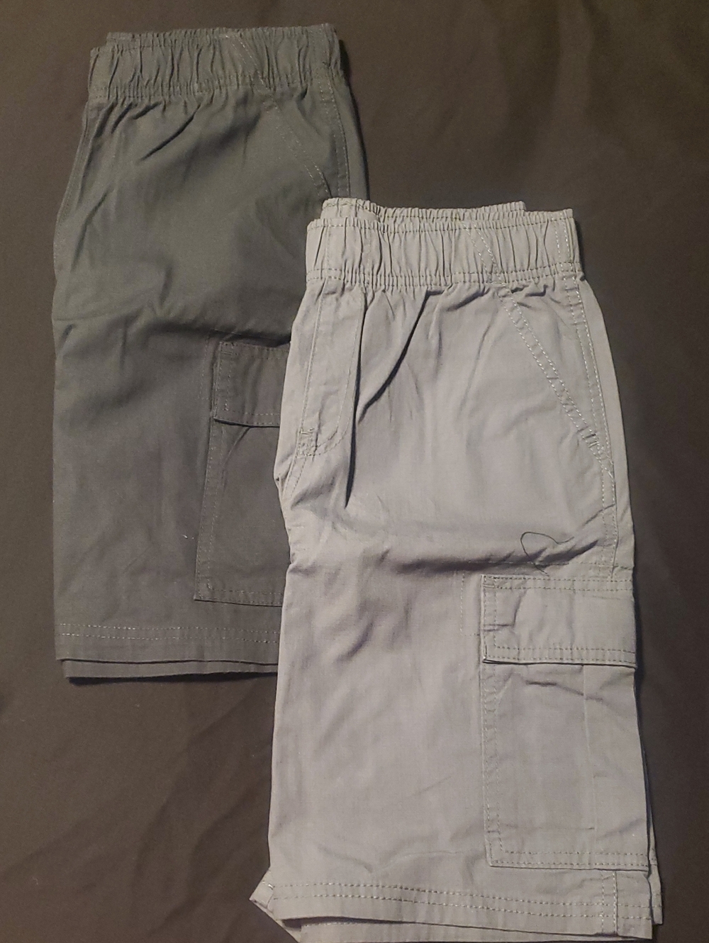 The Children's Place Two-Tone Gray Cargo Shorts